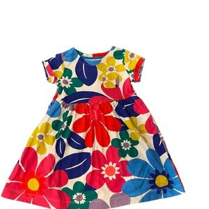 EUC Boden Girls Jersey Fun Dress With Pockets size 6-7